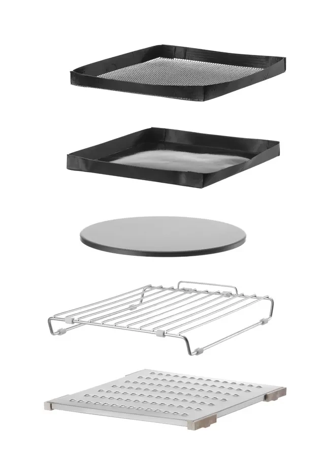 Cuptor convectie-microunde CombiTurbo, HENDI, 18 L, negru, 230V/3000 W, 40.2x73.5x(H)60.8 cm | HENDI 281277