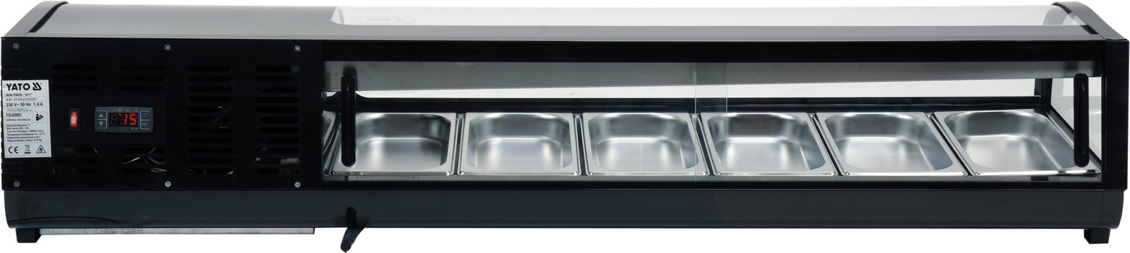 Extensie frigorifică pentru sushi 6x1/3 GN | YATO YG-05002