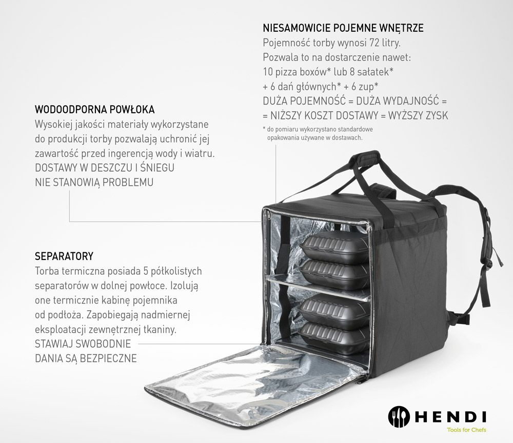 Rucsac termic 75l | HENDI 709801