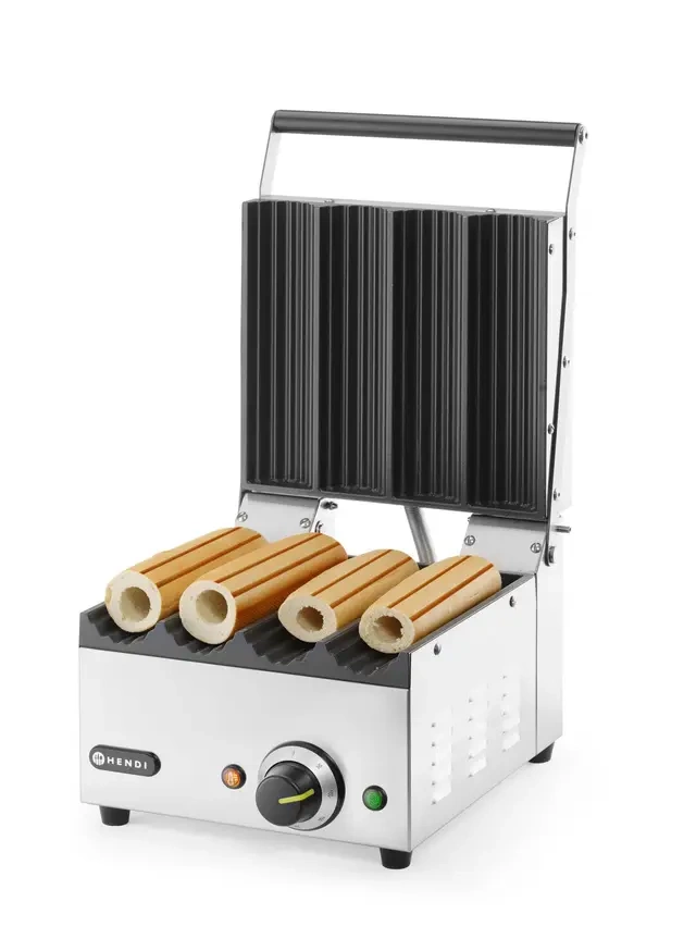 Grătar de contact Hot-Dog, Panini 230 V 1.8 kW | HENDI 263594