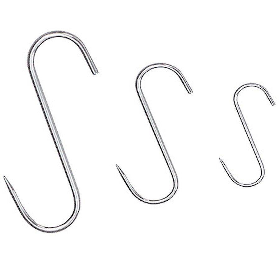 Cârlige de măcelar, oțel inoxidabil 100mm | Contacto 485/100