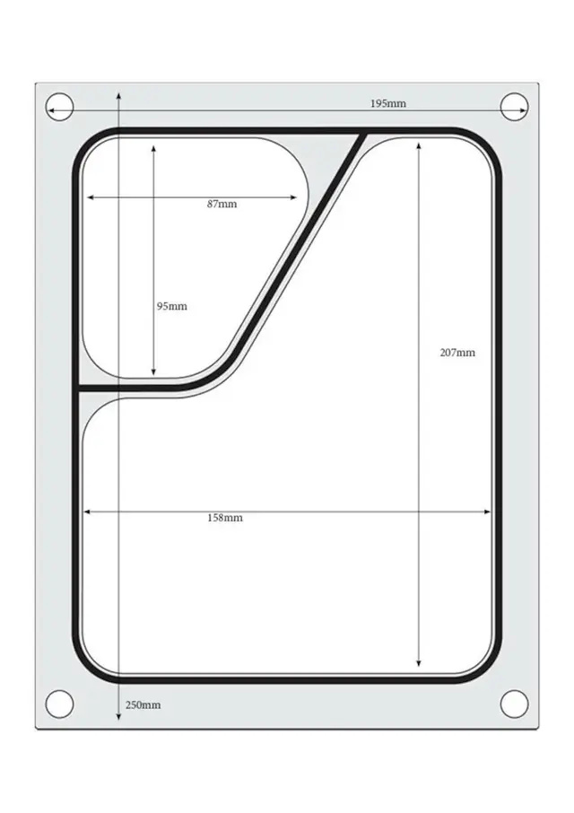 Matriță de etanșare pentru sigilator dublu | HENDI 805640