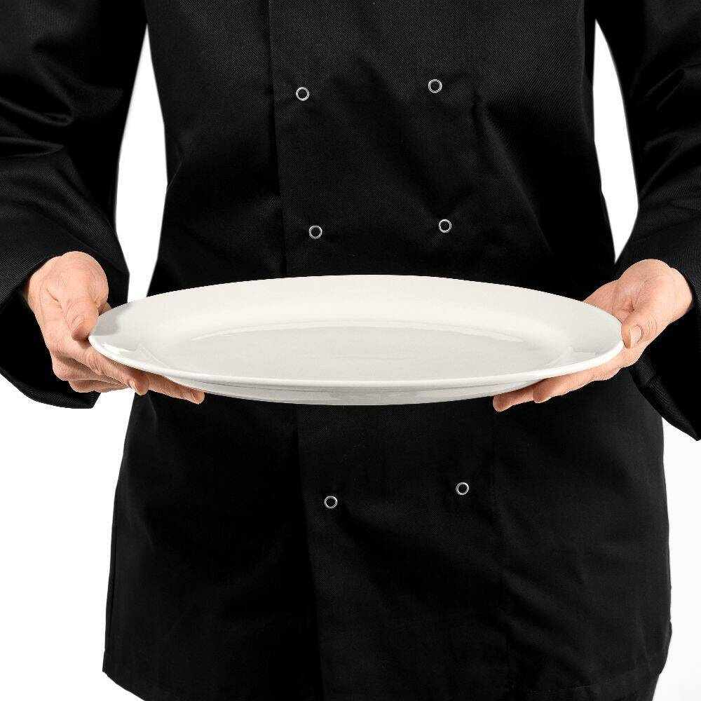 Półmisek owalny porcelanowy 40x29 cm, linia Prima | MODERMO MP019