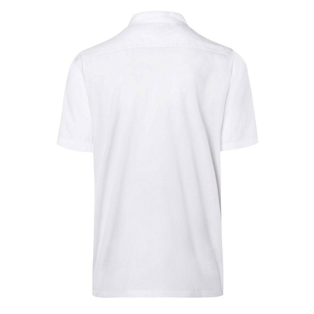 Cămașă de bucătar cu mânecă scurtă albă | KARLOWSKY BJM 3-3