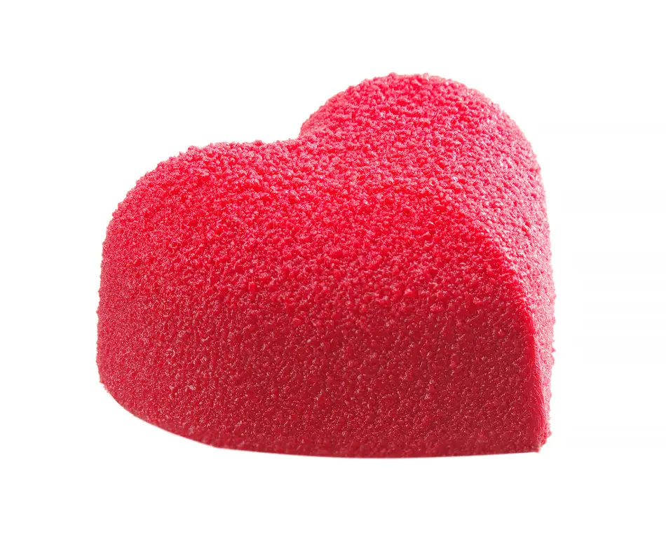 Formă din silicon HEART, 57x37,5x(H)3,5 cm | HENDI 677254
