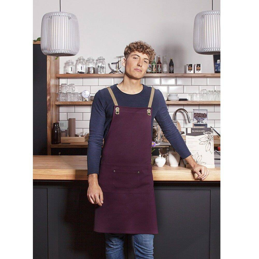 Șorț Urban-Nature X-Style cu buzunar vinețiu | KARLOWSKY LS 39-39-Stck