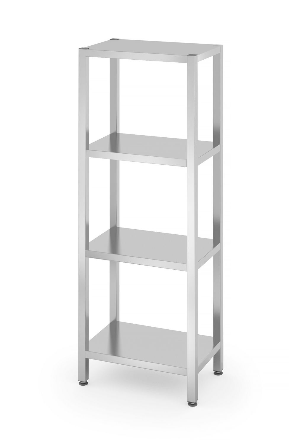 Raft de depozitare din inox, asamblabil, cu 4 rafturi, 60x40cm | HENDI 812501