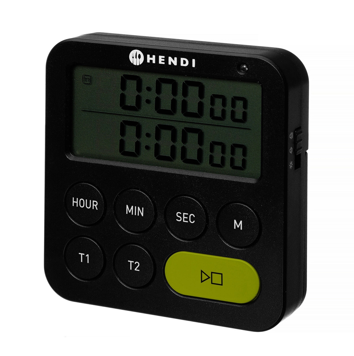 Timer de bucătărie cu două intervale, cronometru digital | HENDI 582046