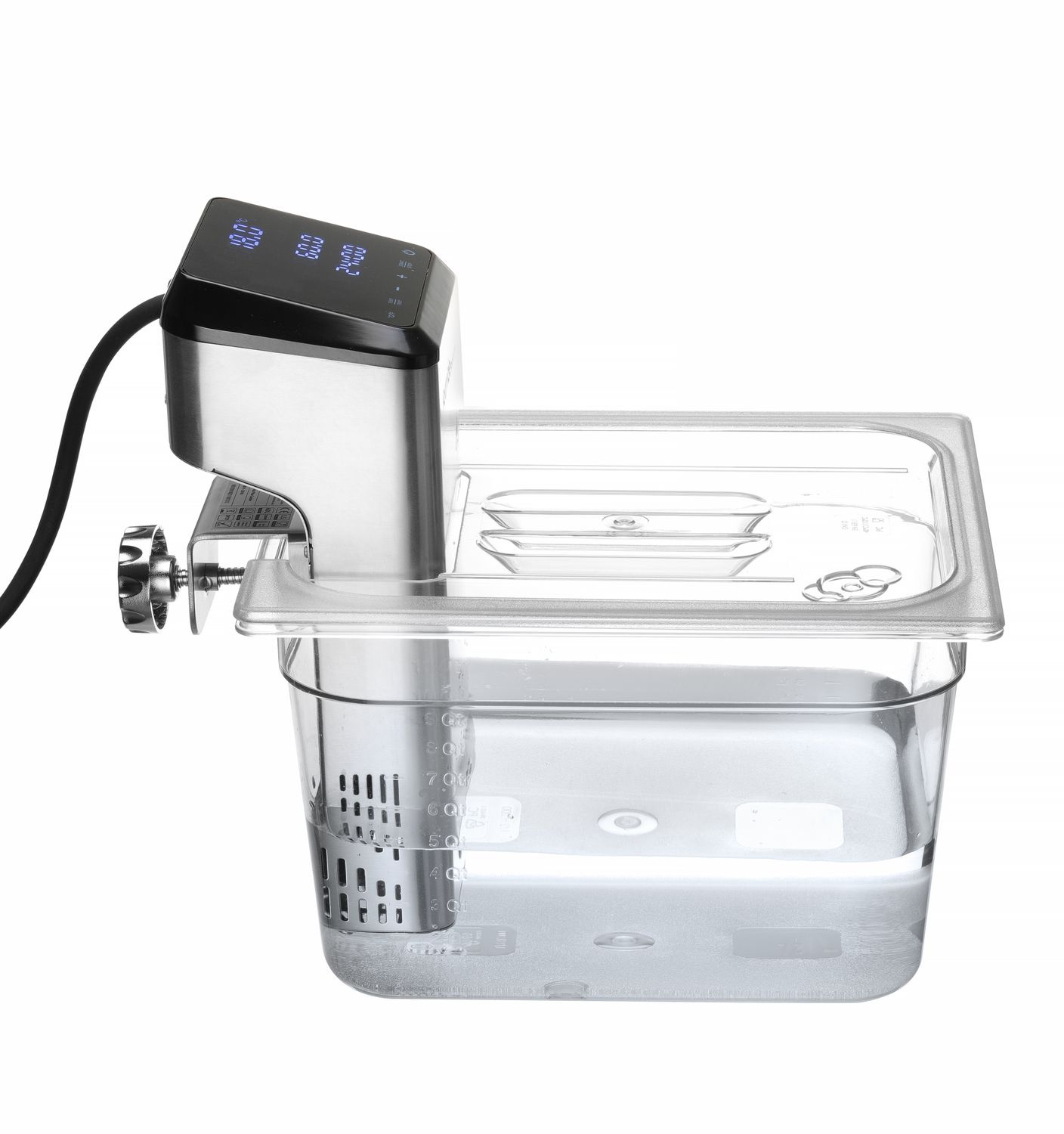 Capac din policarbonat pentru GN 1/2 cu decupaj pentru sous vide | HENDI 864234