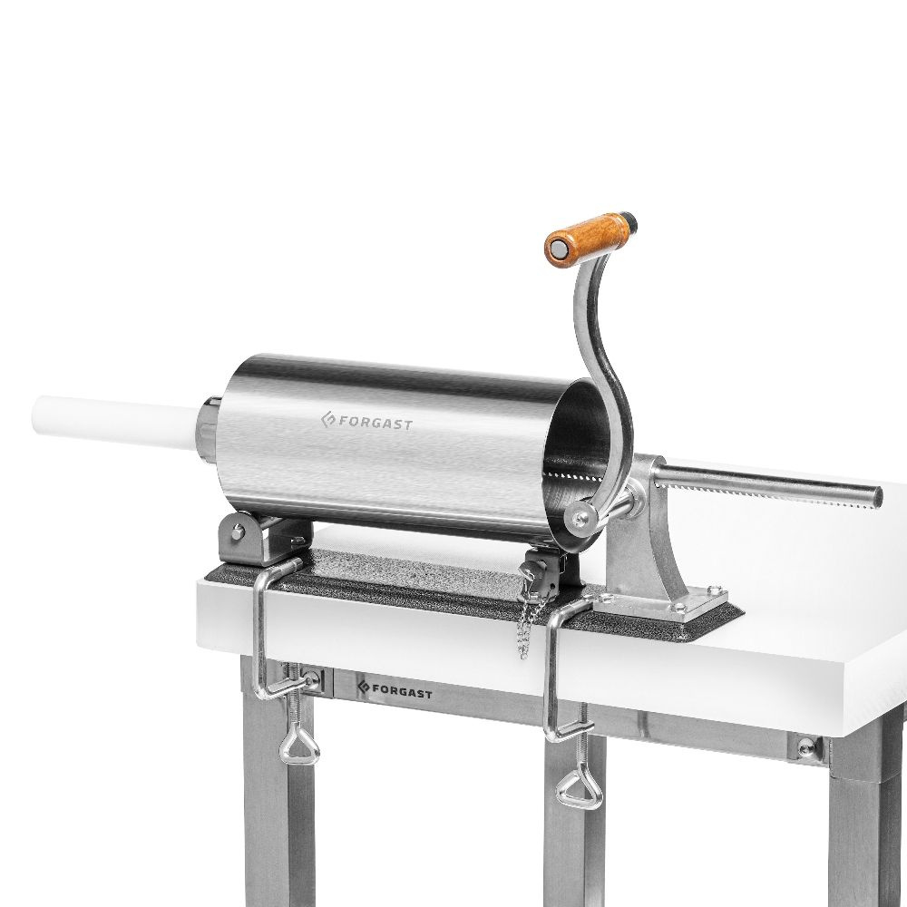 Umpletor orizontal de cârnați 3 l, oțel inoxidabil FORGAST FG10614