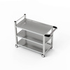 Cărucior cu 3 rafturi din oțel inoxidabil 120x50x85 cm | FORGAST