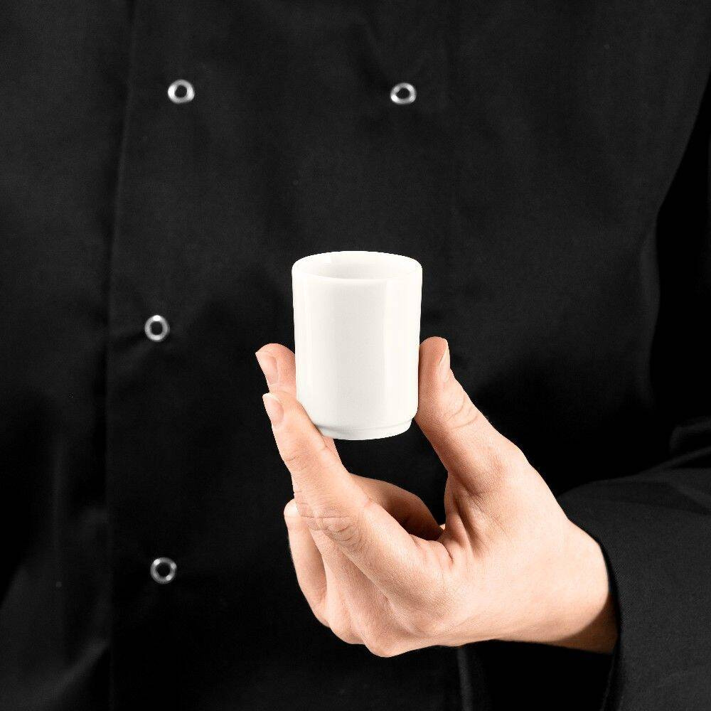 Pojemnik na wykałaczki porcelanowy, wysokość 6 cm | MODERMO MP014