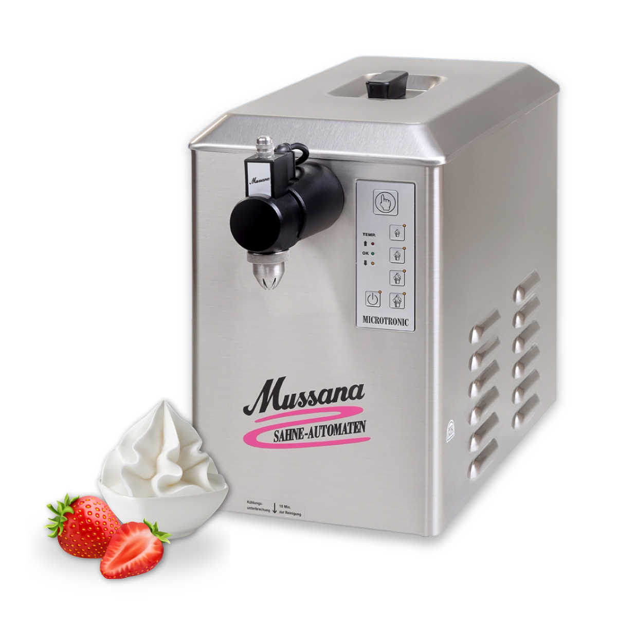 Automat pentru frișcă lichidă, capacitate 4 litri | MUSSANA Boy 4