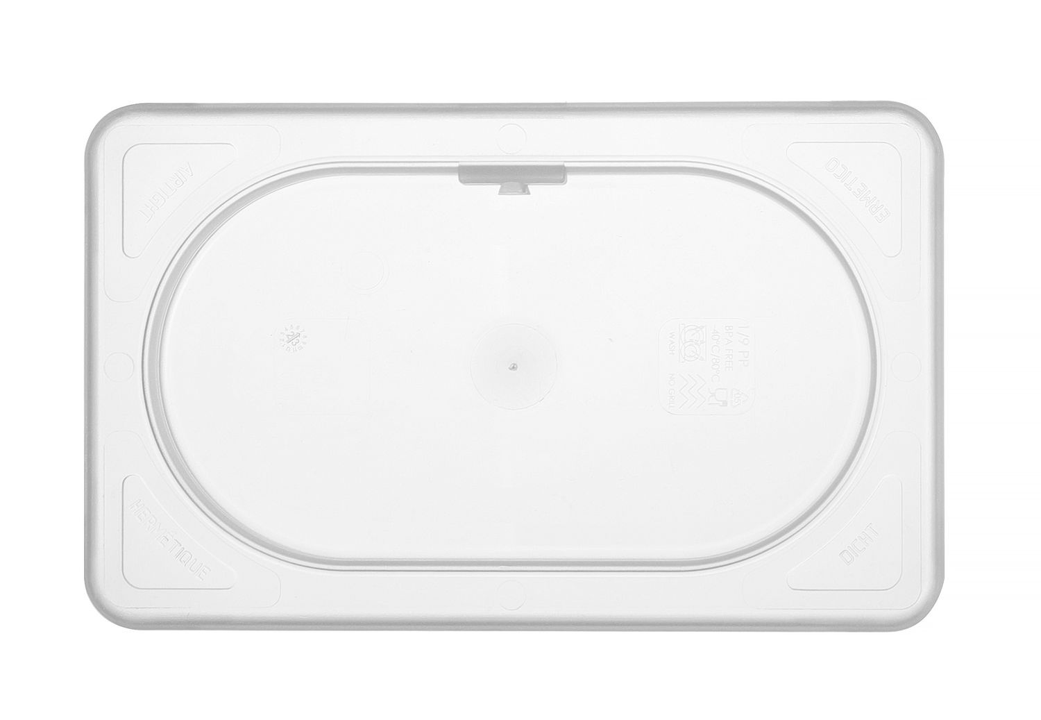 Capac GN 1/9 din polipropilenă PROFI LINE | HENDI 880654