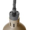 Lampă suspendată pentru încălzirea alimentelor, cilindrică, bej, 230V/250W | HENDI 273784