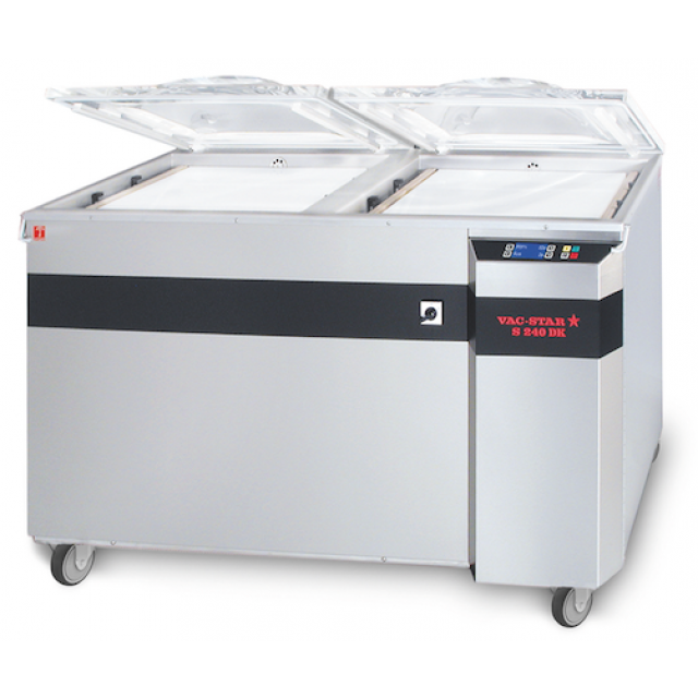 Mașină mobilă de ambalare în vid cu 2 camere S-240 DK GX V/B63 | VAC-STAR V-4333-JZ-AHBCAB
