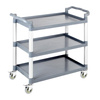 Căruț de chelner READY, cu 3 rafturi din plastic | APS 11945
