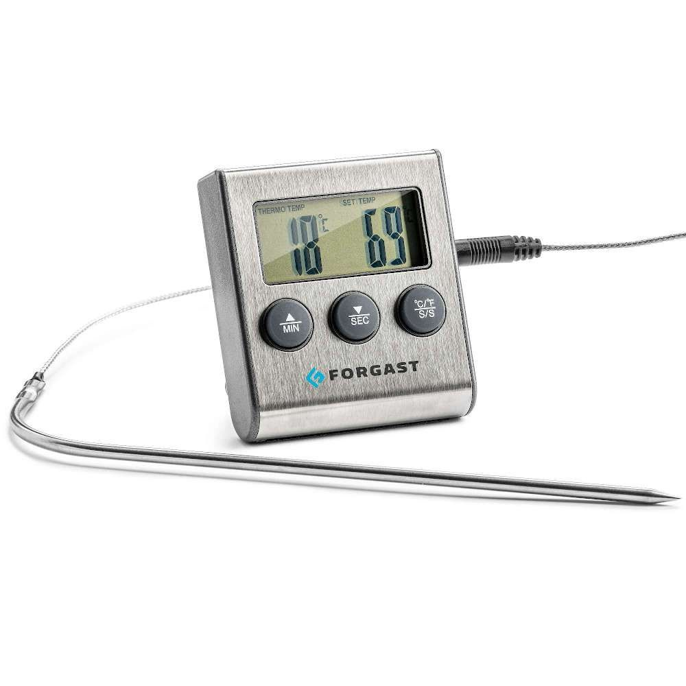 Termometru de copt cu sondă și funcție de cronometru | FORGAST FG01903