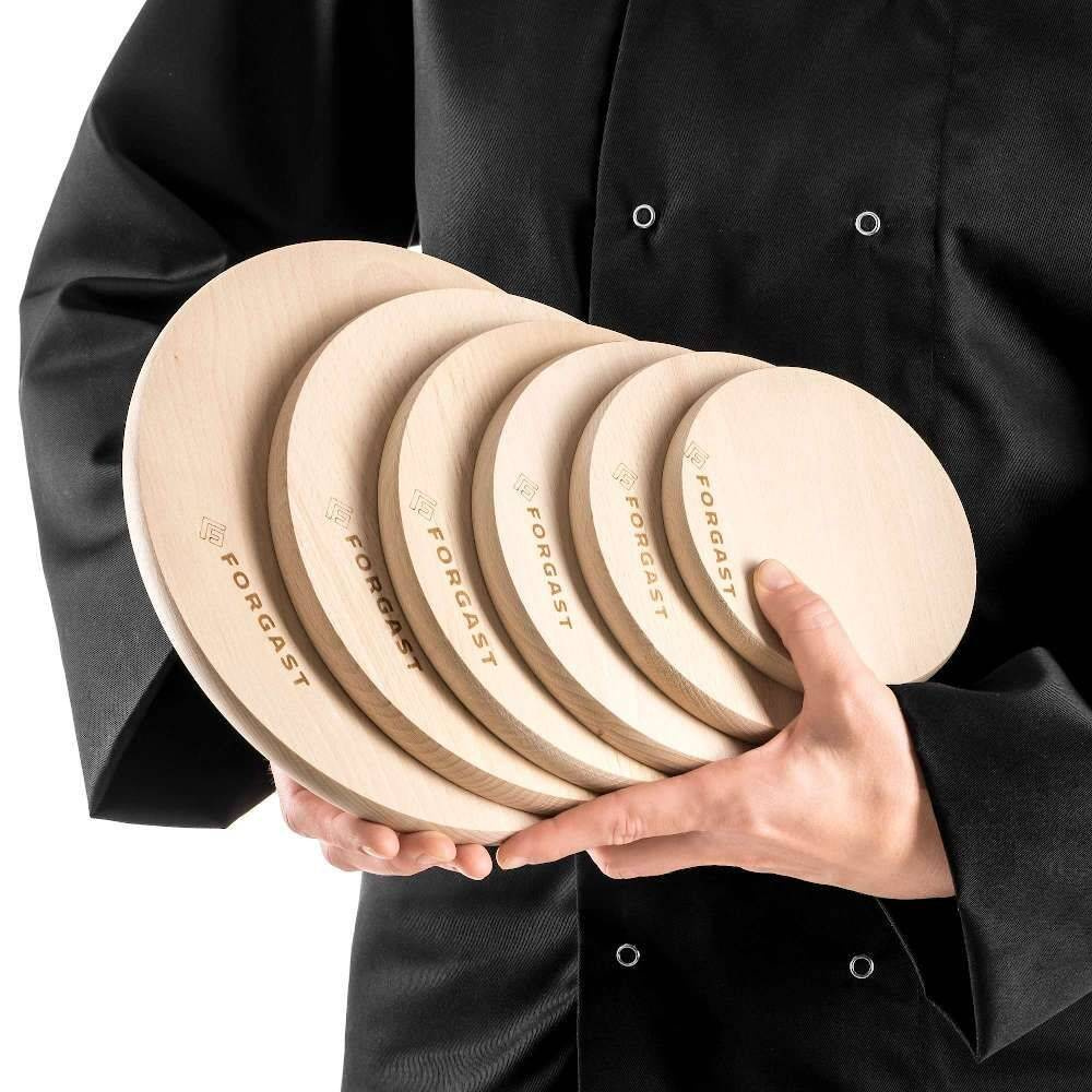 Placă de lemn netedă rotundă 25 cm | FORGAST FG12645