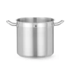 Oală înaltă din oțel inoxidabil fără capac, Profi Line, 9.8 l, diametru 24 cm, înălțime 22 cm | HENDI 830543