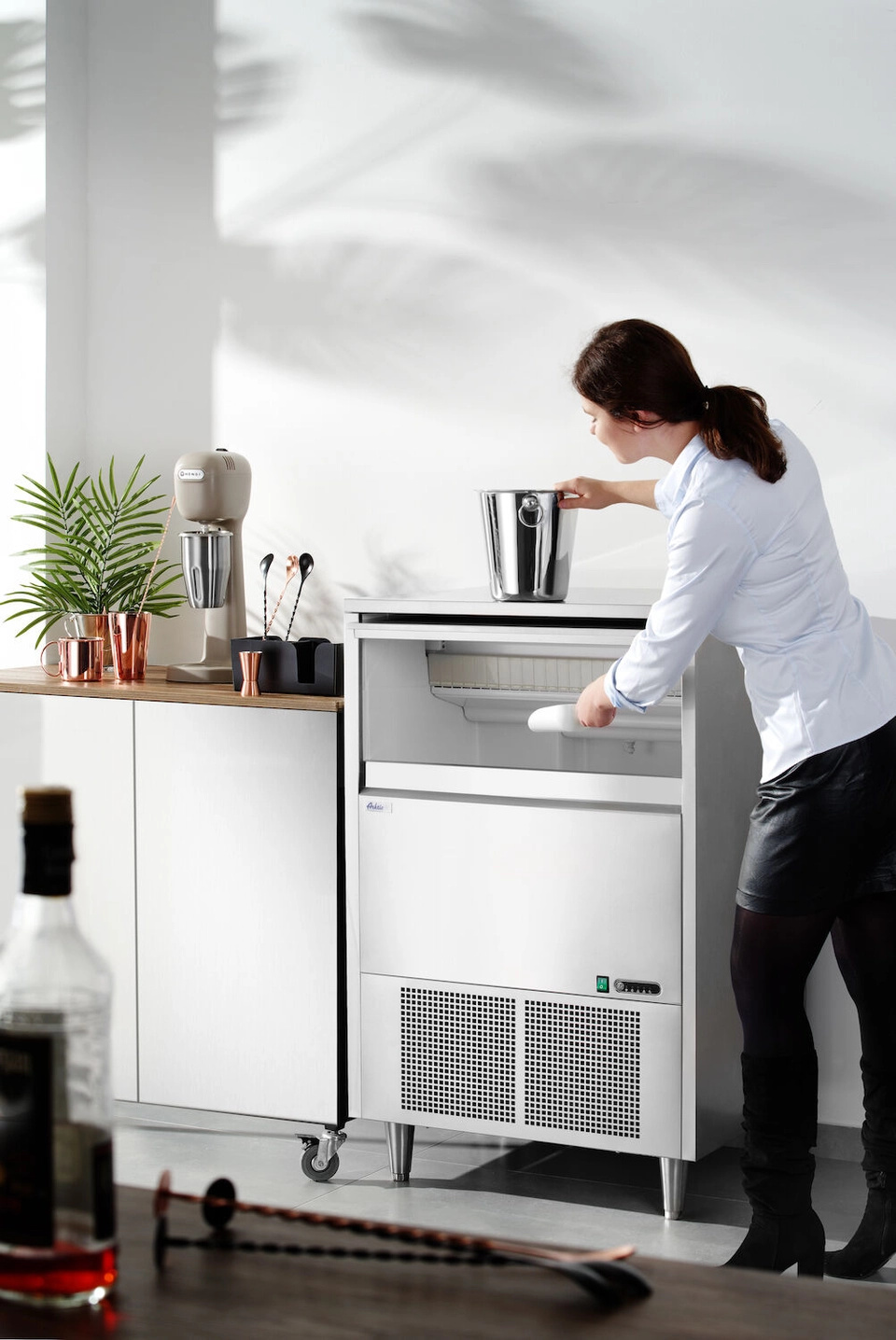 Mașină pentru cuburi de gheață - capacitate de până la 90 kg/zi | ARCTIC 271360