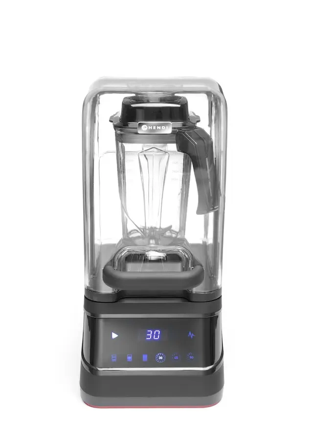 Blender digital de bar cu carcasă fonoizolantă și bol BPA-free 2,5 L, 230 V, 1,68 kW | HENDI 230664