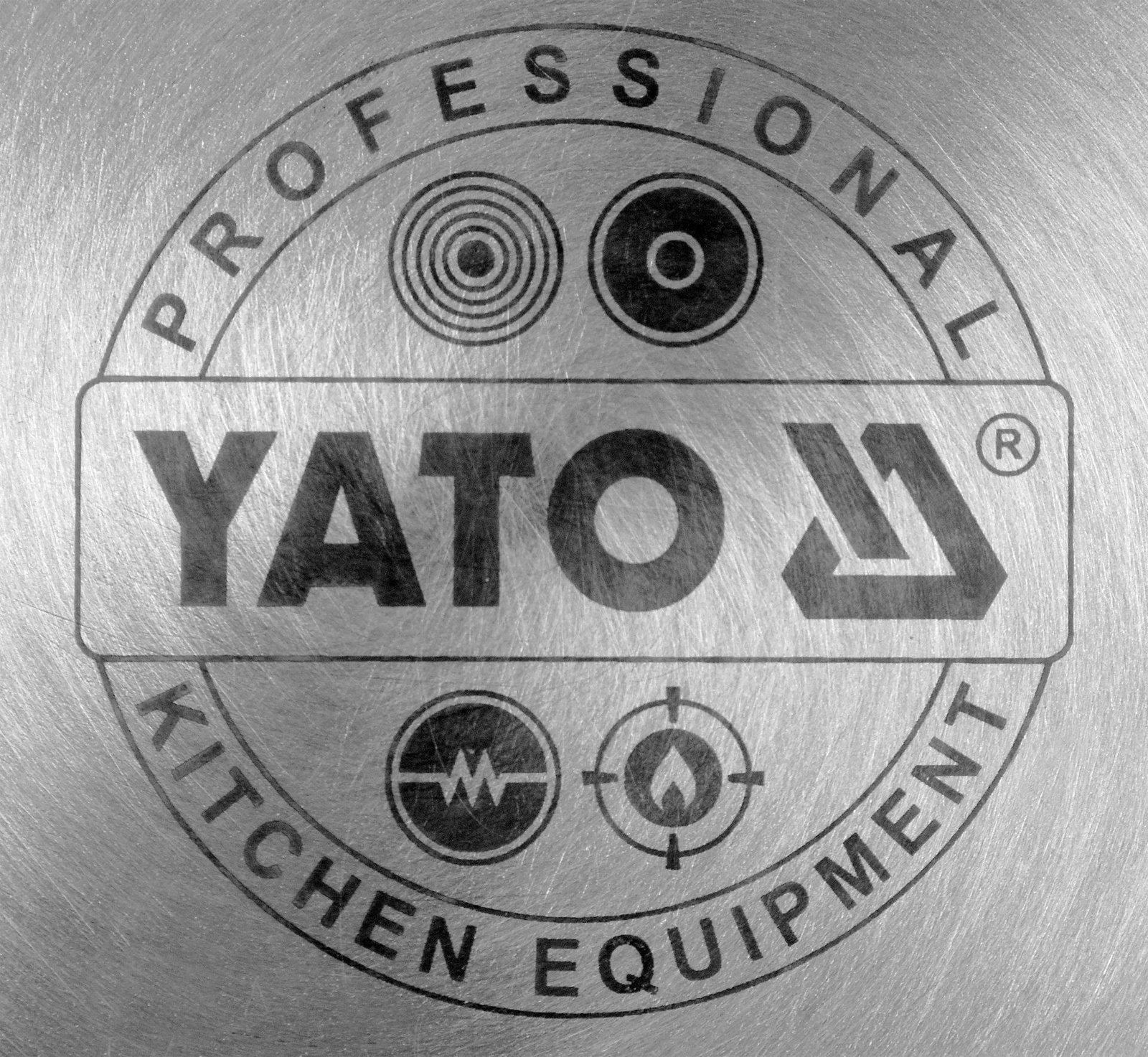 Oală înaltă din oțel inoxidabil - capacitate 50l cu capac | YATO YG-00018