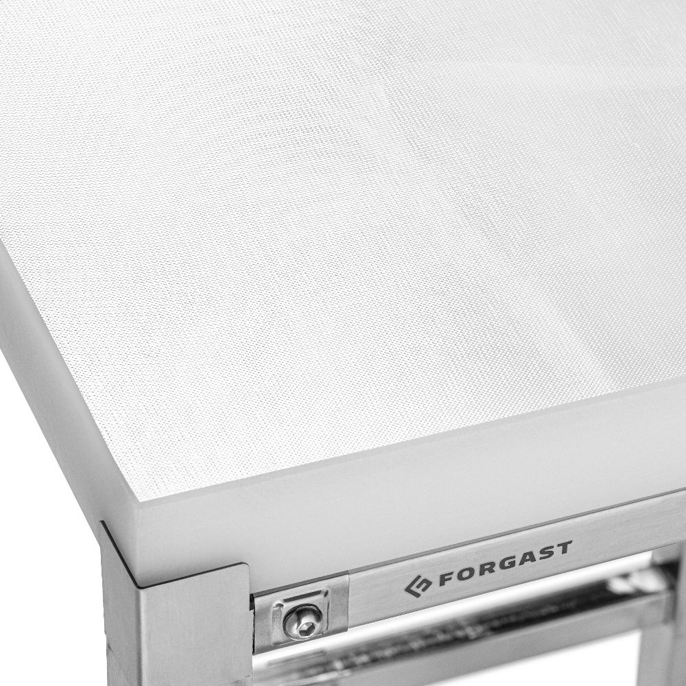 Bloc de măcelărie din polietilenă 40x40 pe suport | FORGAST FG12242