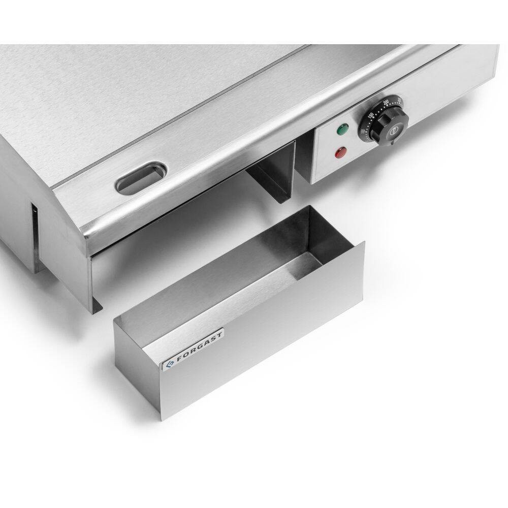 Plită electrică de grătar, netedă, 50x35 cm, 3 kW | FORGAST FG09103