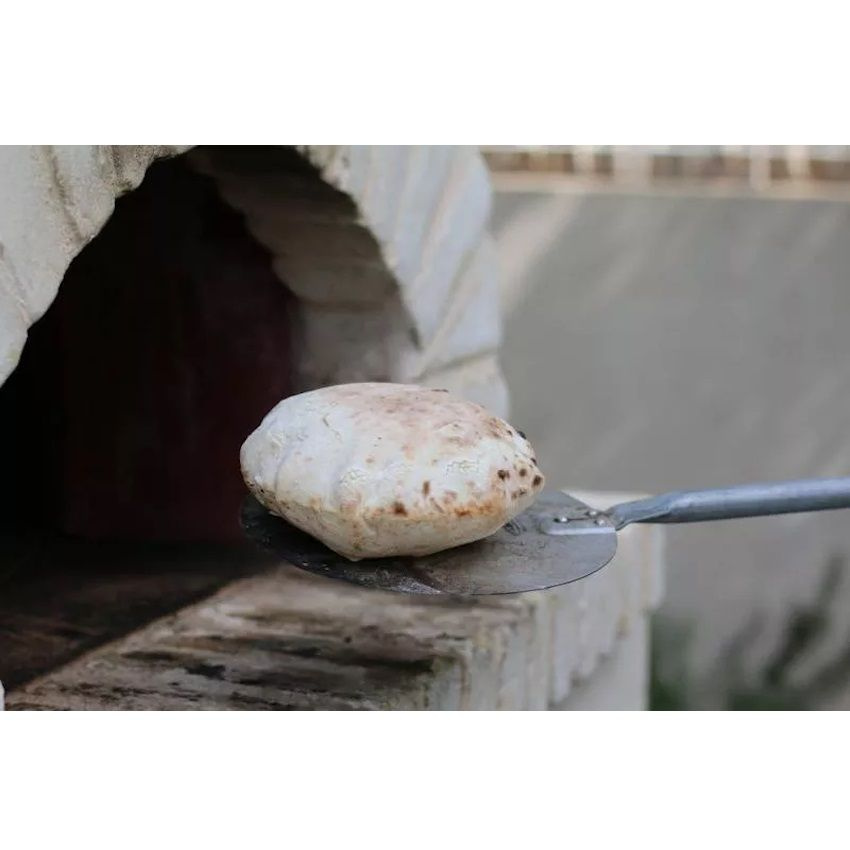 Paletă rotundă pentru pizza din oțel aluminiu, lungimea mânerului 150 cm | GI.METAL F-20/L