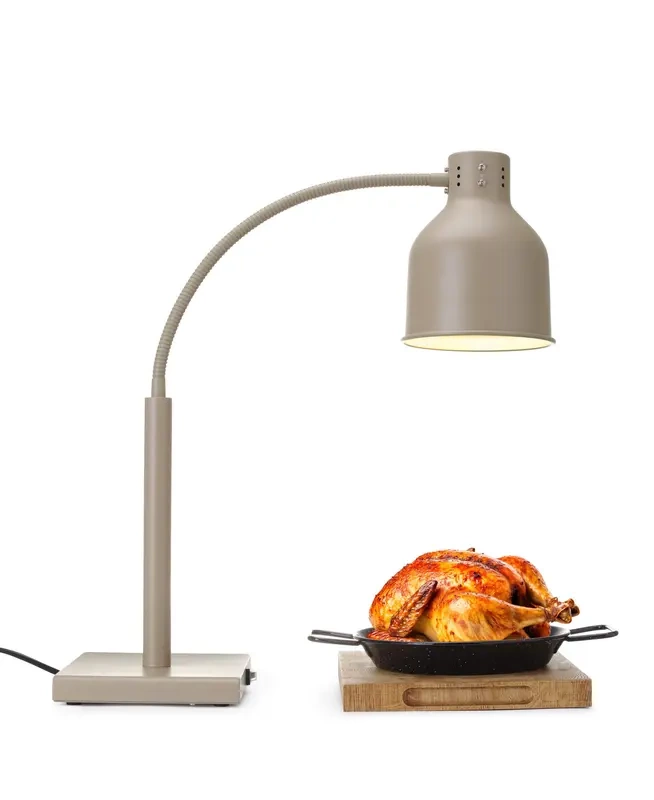Lampă pentru încălzirea preparatelor, flexibilă, bej, 220-240V/250 W, 26.8x20.3x66 cm | HENDI 273739