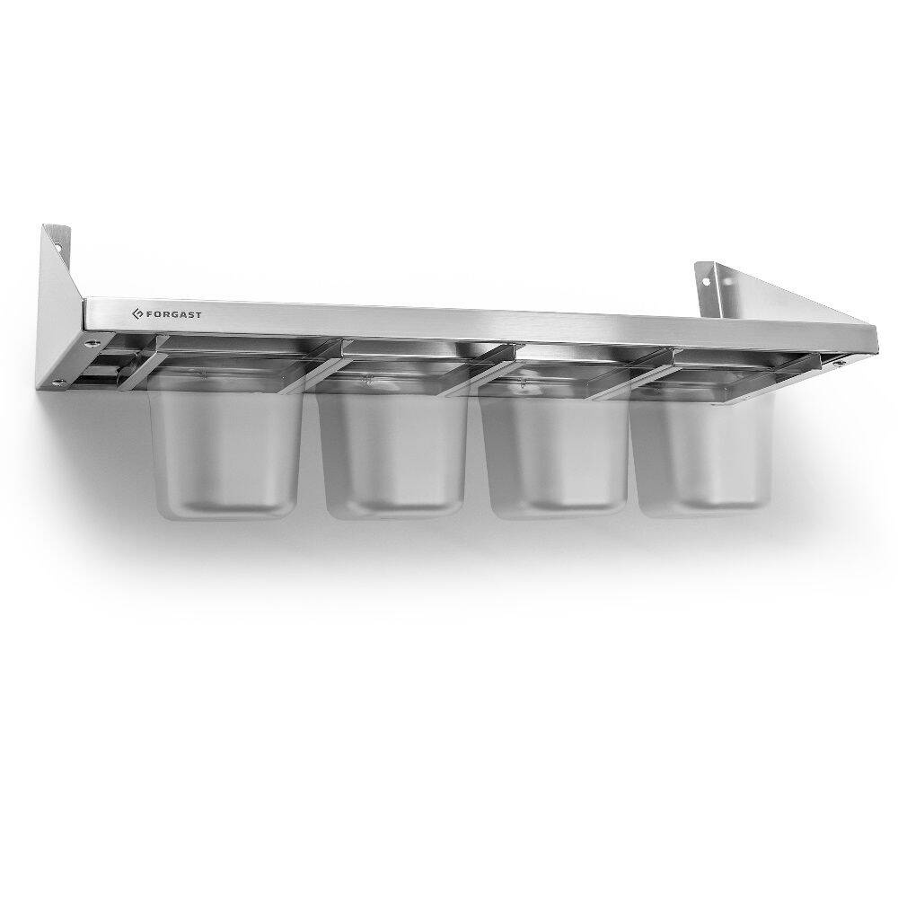 Suport pentru condimente - 4 GN 1/6 | FORGAST FG15003