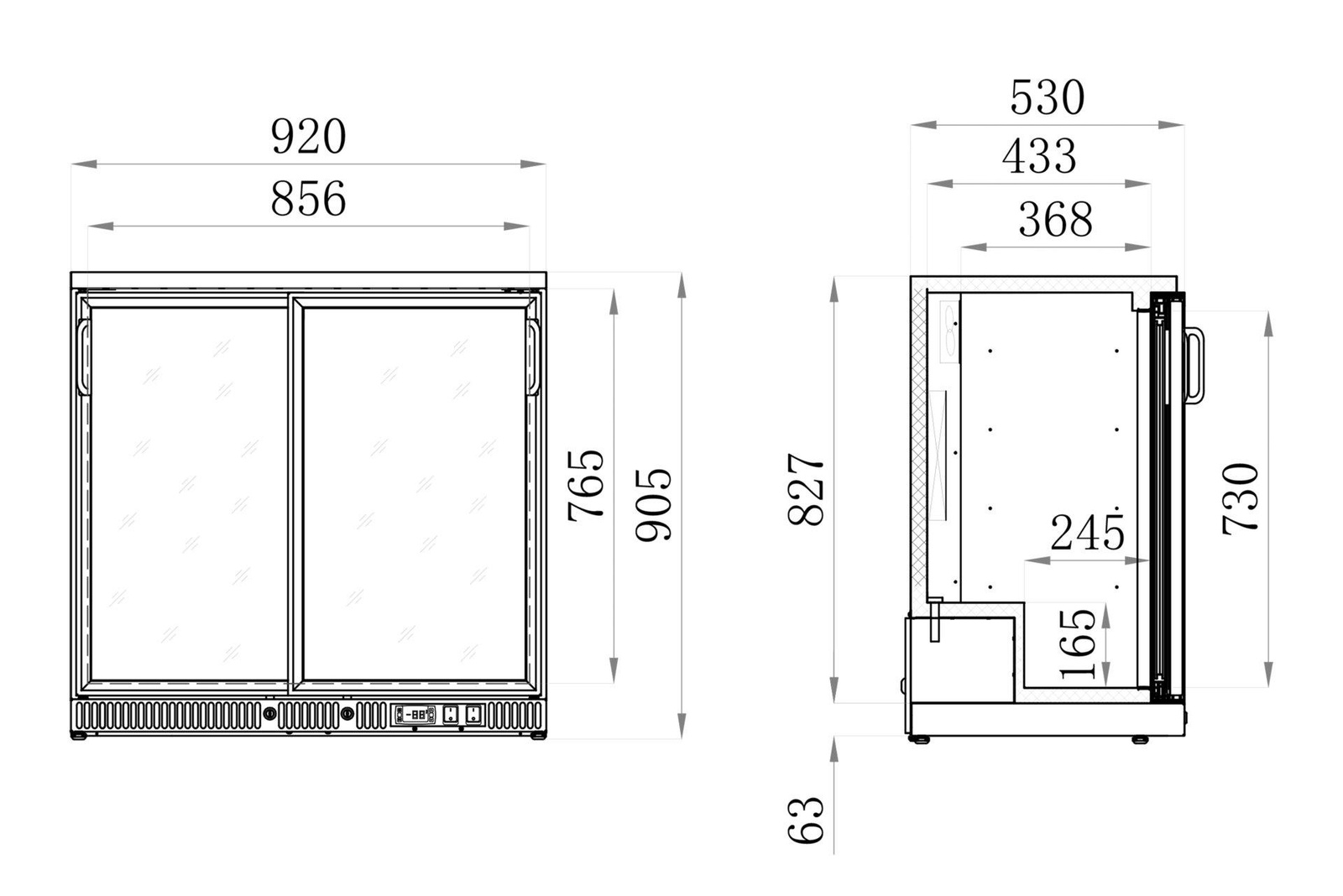 Răcitor de sticle 227 l | YATO YG-05356
