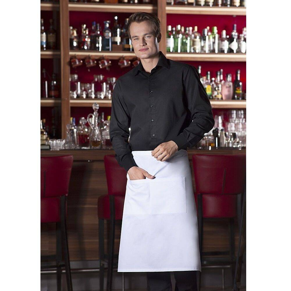 Borsetă de chelner basic cu buzunar alb | KARLOWSKY BBSS 3-3-Stck