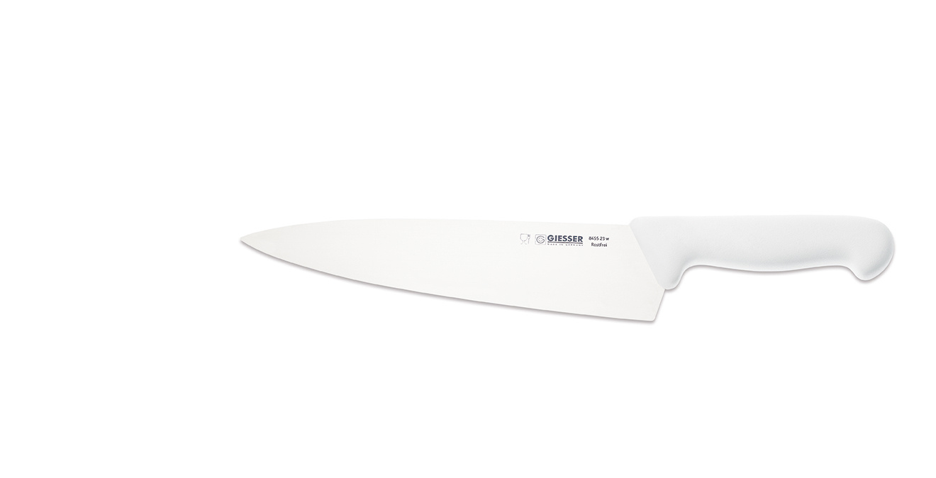 Cuțit de bucătar - 23 cm, alb | GIESSER MESSER 8455 23 w