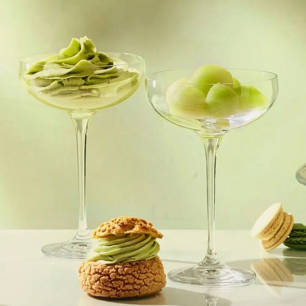 Pahare plate pentru șampanie, Harmony, 280 ml - set 6 bucăți | KROSNO F57B575024002020