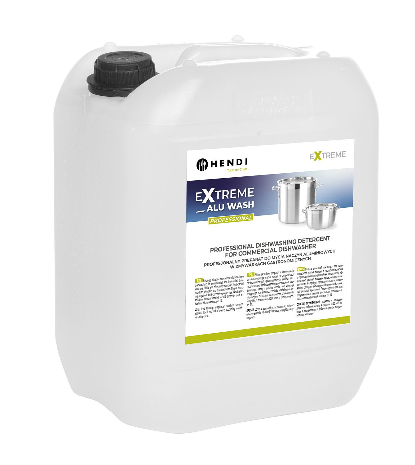 Lichid pentru spălat vase din aluminiu în mașini de spălat vase | HENDI 699317