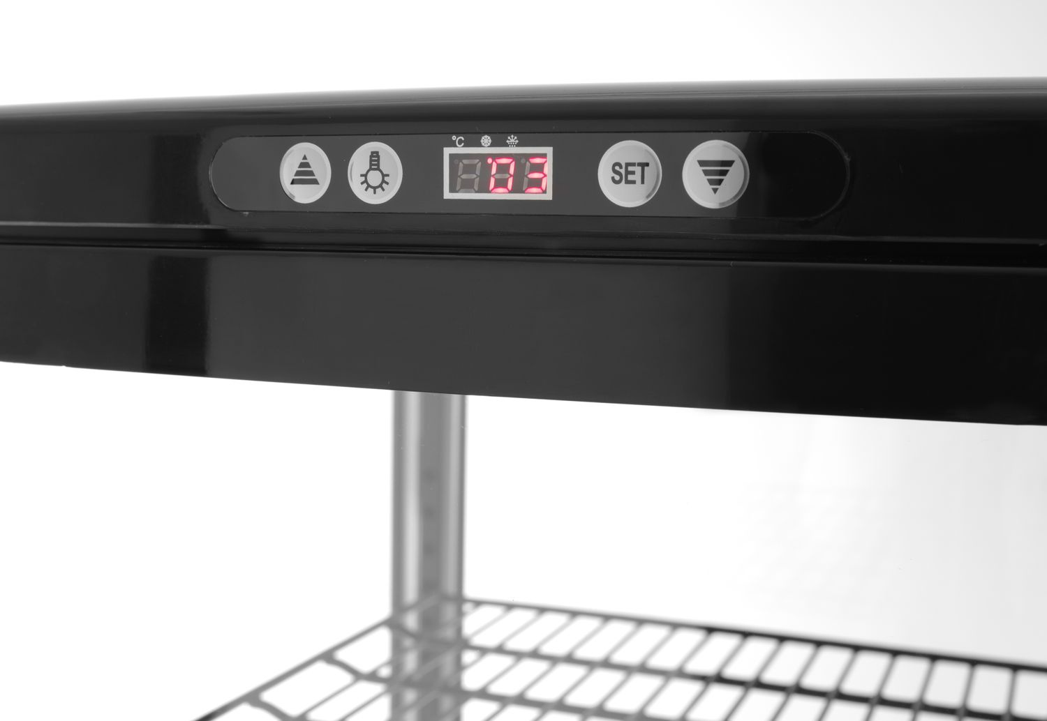 Vitrină frigorifică 280 l negru | ARKTIC 233290