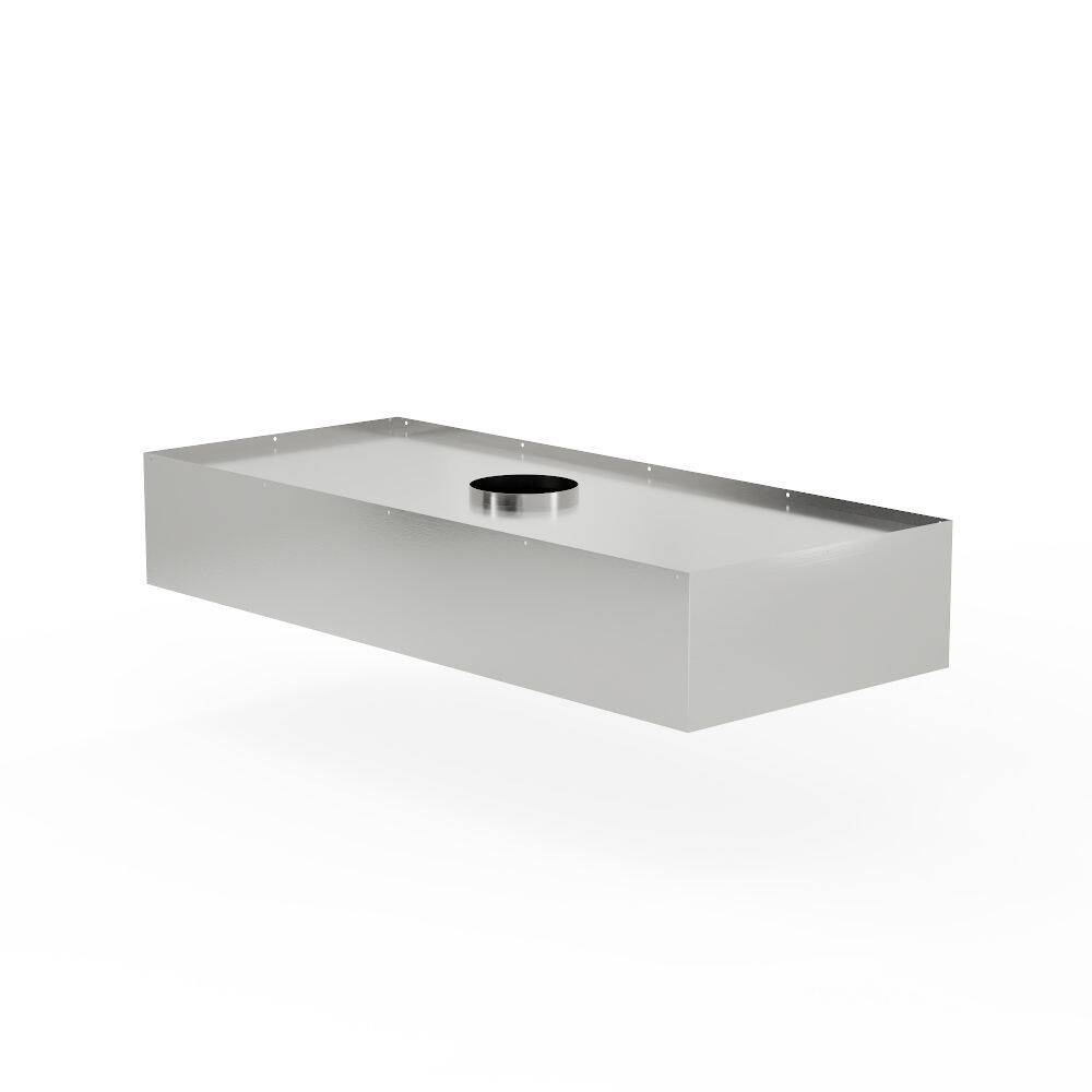 Hota centrală din oțel inoxidabil 400x180 cm | FORGAST