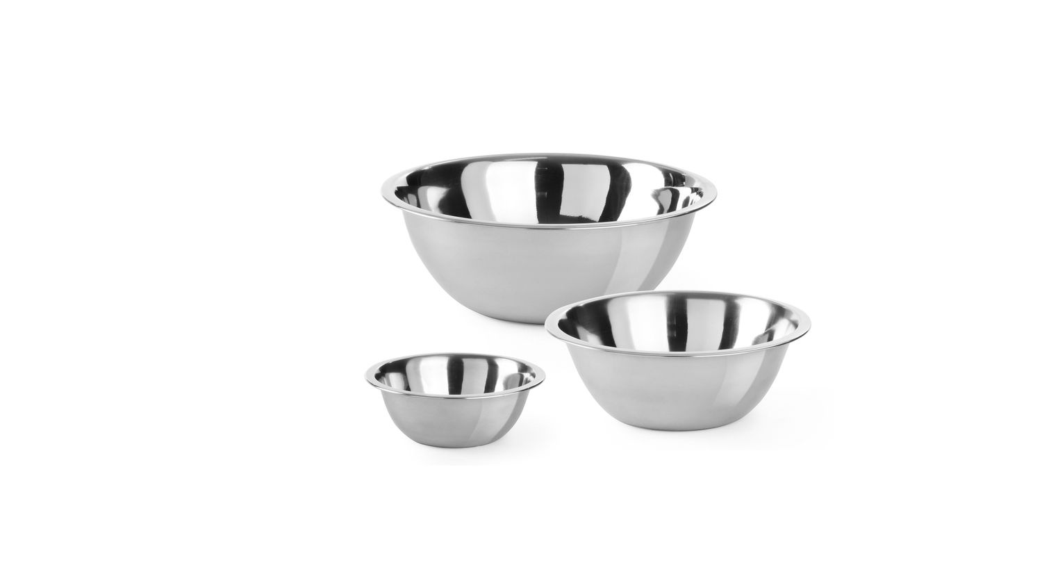 Bol din oțel inoxidabil cu fund rotunjit | HENDI 517109