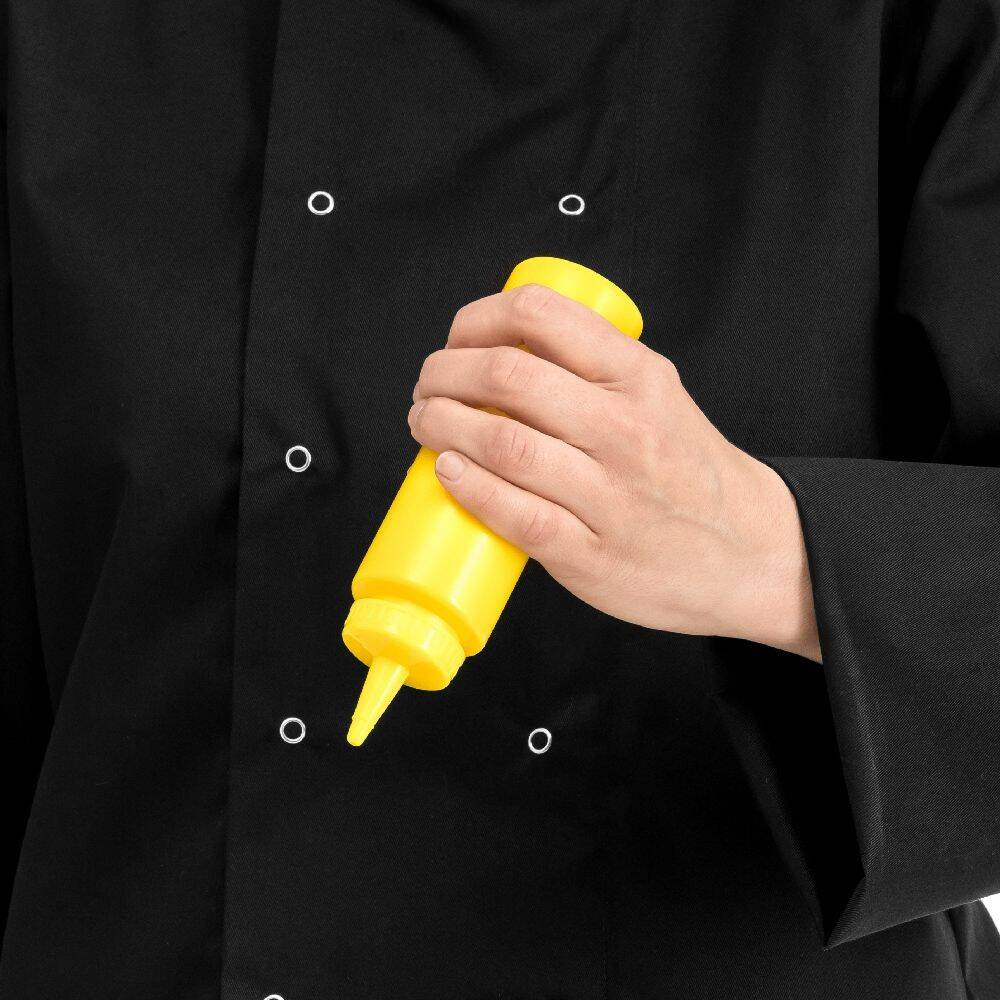 Dozator pentru sosuri din polietilenă 0,25 l, galben | FORGAST FG03219
