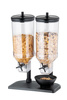 Dozator de cereale pentru mic dejun, dublu Duo FRESH & EASY, 2x4,5 l | APS 11841
