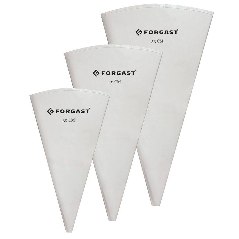 Sacul pentru stoarcerea cremei din bumbac, lungime 30 cm | FORGAST FG11726