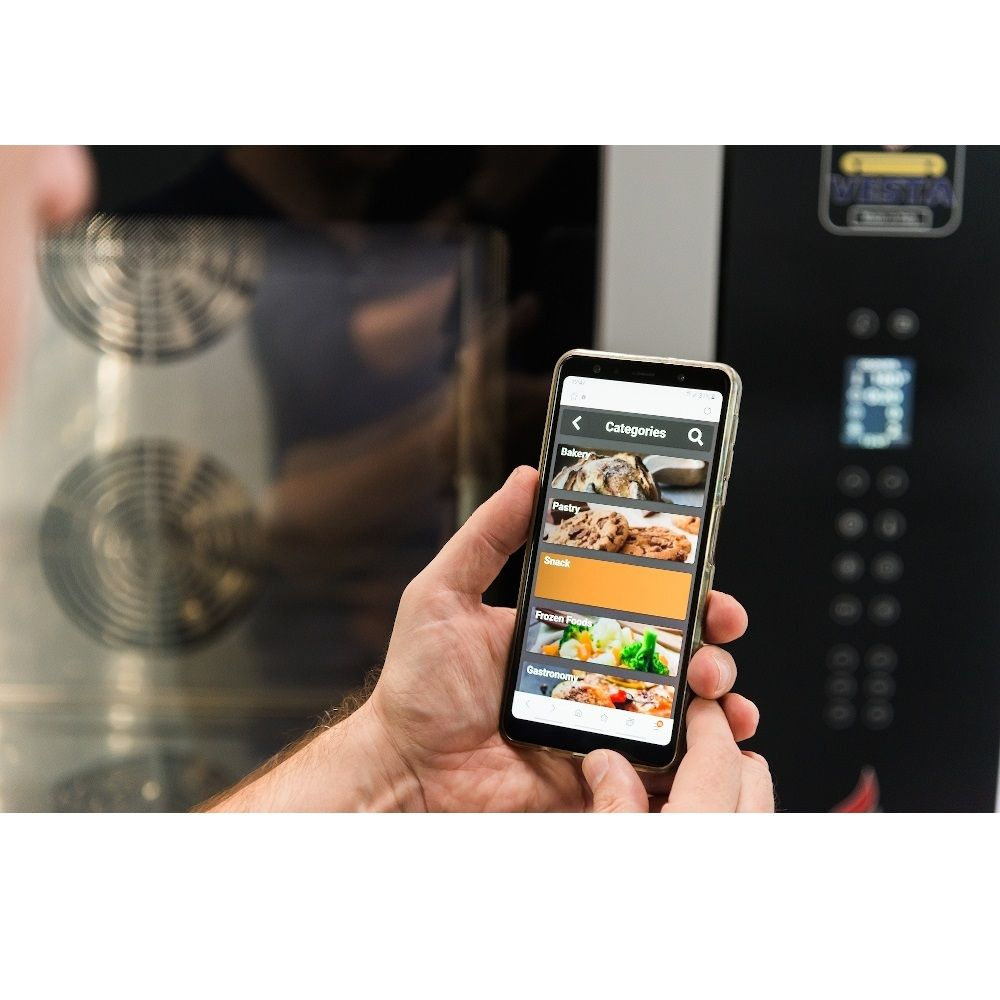 Cuptor electric combinat EVO 7 GN 1/1 sau 7 tăvi 60x40 cm | VESTA 0V0711D_EN0