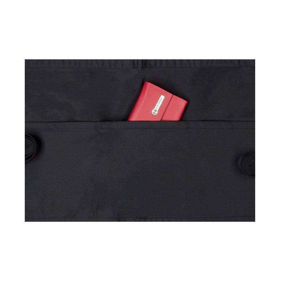 Șorț Basic 60 x 35 cm, cu buzunare negru | KARLOWSKY BVS 3-1-Stck