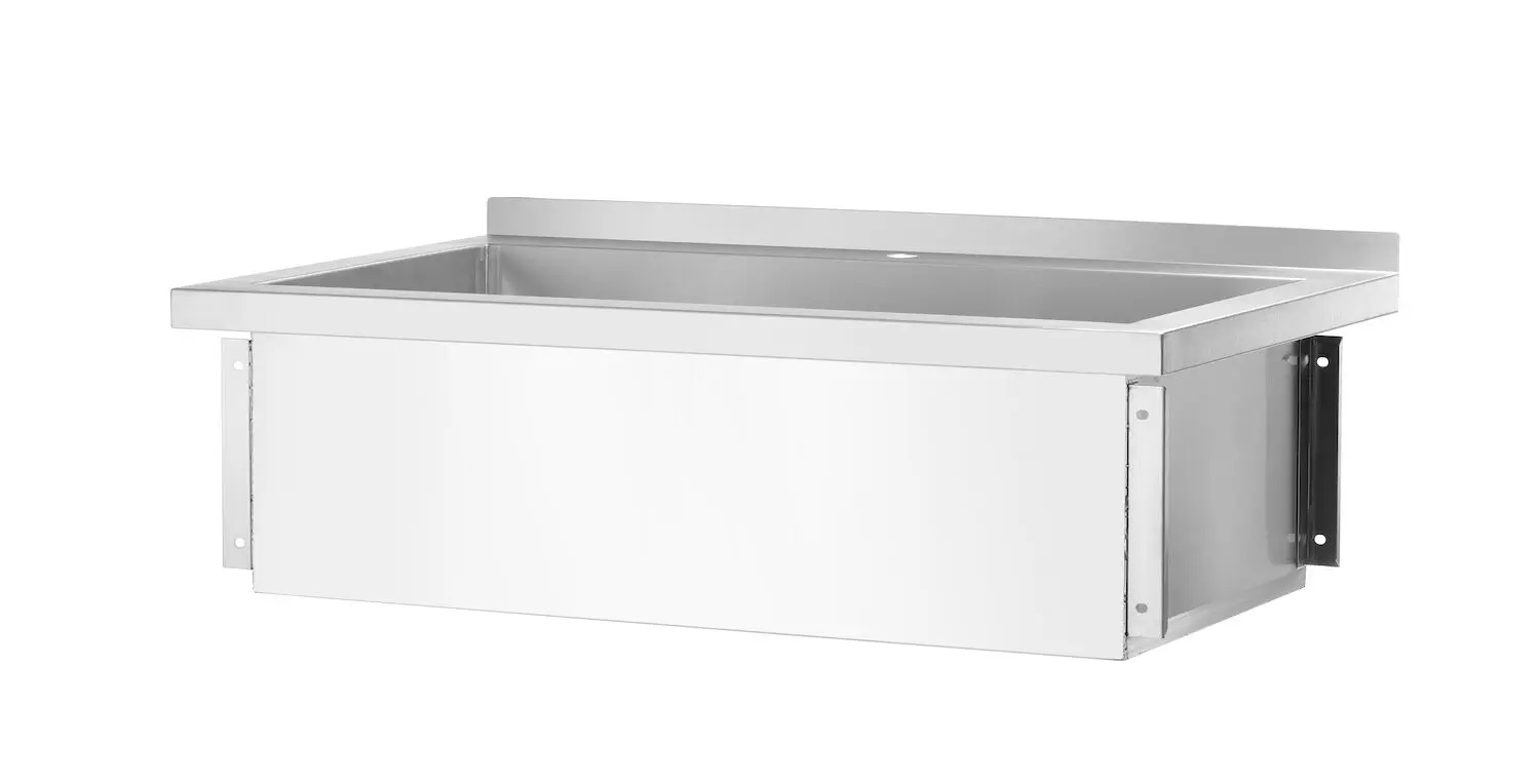 Piscină din oțel inoxidabil Budget Line cu 1 cameră, 100x60x85 cm | HENDI 811023