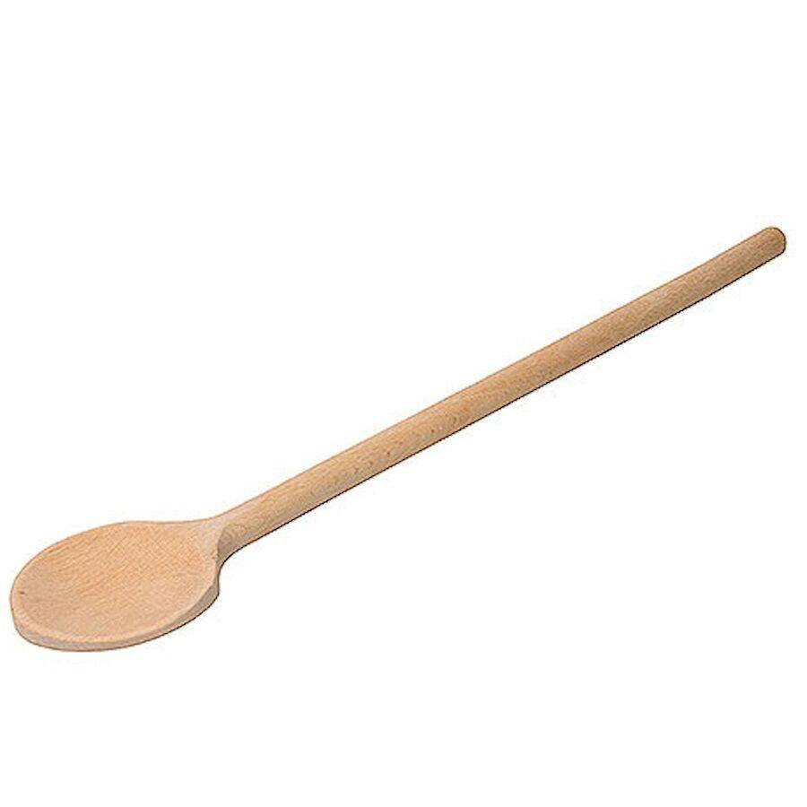 Lingură rotundă din lemn, lungime 40 cm | CONTACTO 833/040