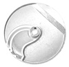 Disc pentru felii de 5 mm FCC-5 cu 2 cuțite seceră pentru feliatoare Sammic | SAMMIC 1010404
