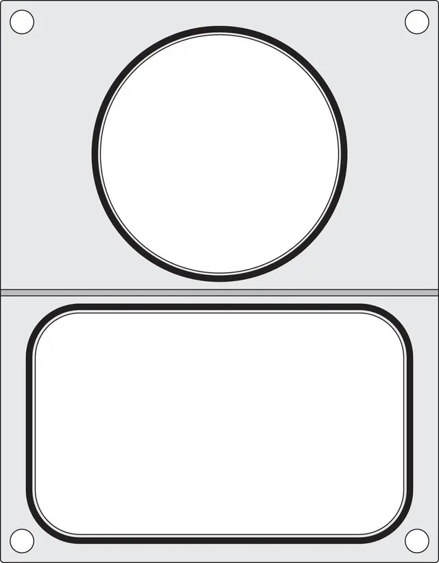 Matrice pentru supă și alimente pentru sigilator dublu | HENDI 805657