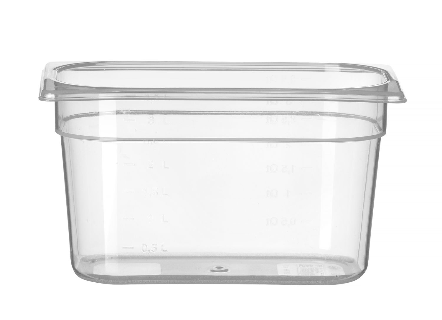 Recipient GN 1/4 adâncime 15 cm Profi Line din polipropilenă | HENDI 880319